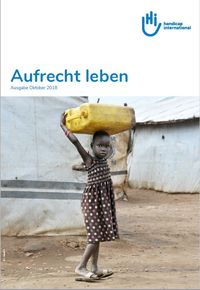 Titelblatt der Aufrecht leben - Ausgabe Oktober 2018